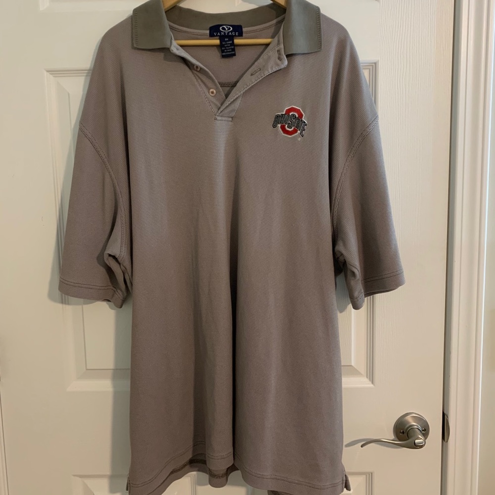 Ohio State Men Polo - Plus